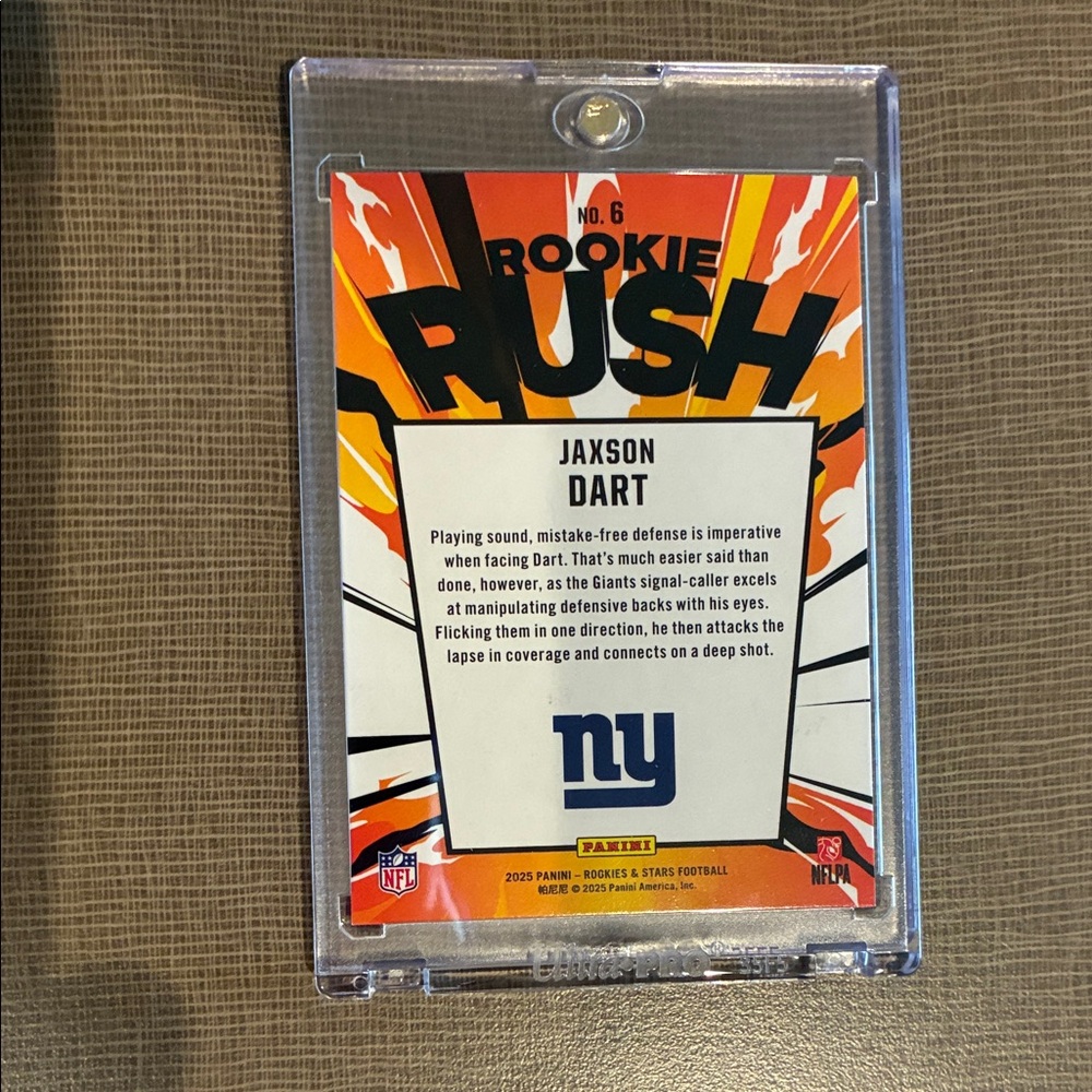 JAXSON DART ROOKIE CARD - Picture 4 of 6